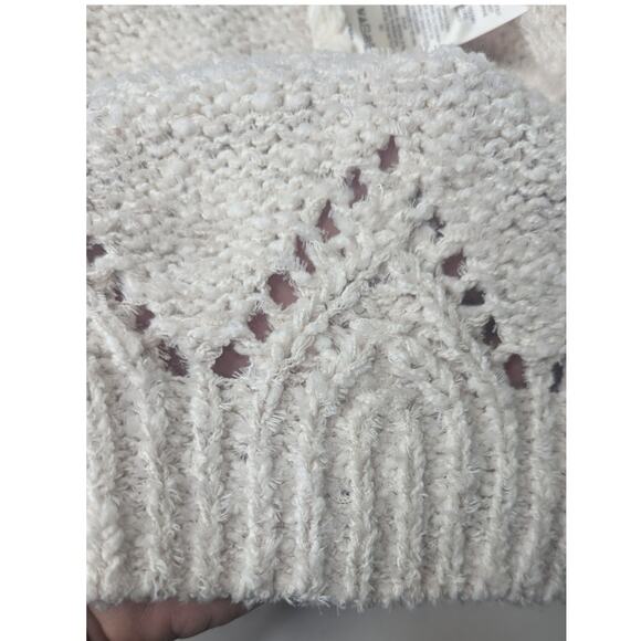 New Anthropologie Pilcro ivory Luna sweater wmns oversized soft size xsmall - Picture 4 of 9